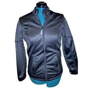 Axial Jacket Women’s Size M Black Full Zip Long Removable Sleeves Wind Blocker